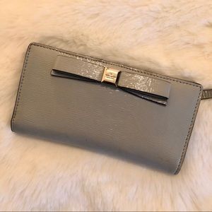 Kate Spade / Leather Wallet / Gray